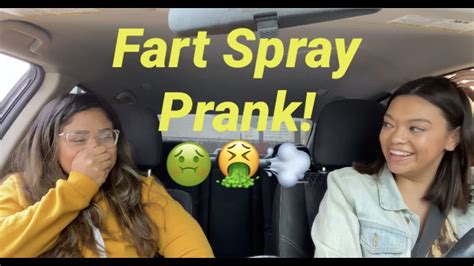 fart spray prank on bestfriend gross youtube