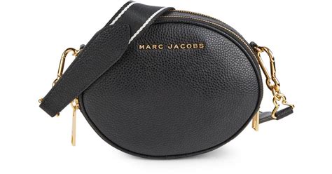 Marc Jacobs Rewind Oval Leather Crossbody Lyst