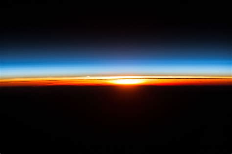 Sunrise Seen From The International Space Station Earth Blog