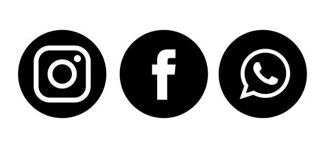 Facebook Whatsapp Instagram App Pictogrammen En Logos 2557417