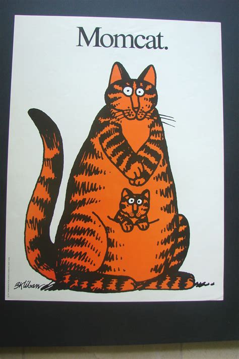 Vintage Kliban Cat Poster Momcat Excellent Condition Ebay Kliban