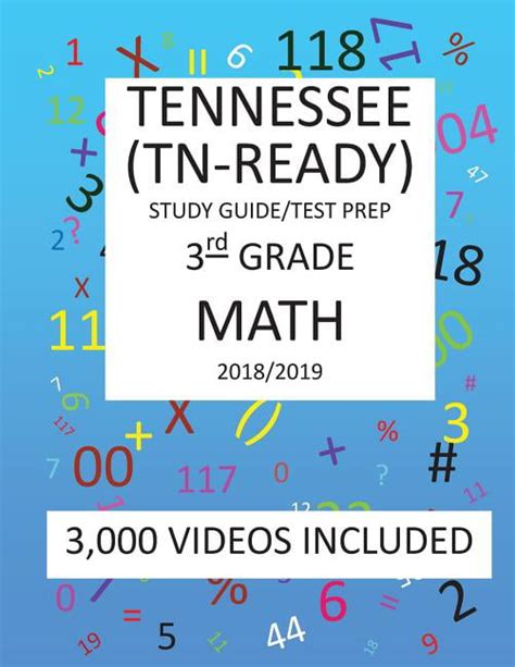 3rd Grade Tennessee Tn Ready 2019 Math Test Prep 3rd Grade Tennessee