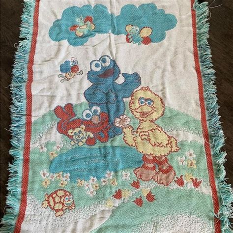 Other Vintage Sesame Street Blanket Poshmark