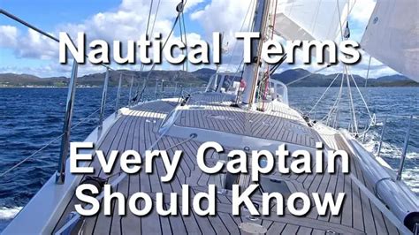 Nautical Terms Boating Words That Every New Sailor Should Know