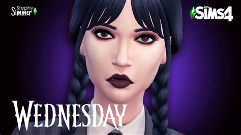 Wednesday Addams 🔪 Create A Sim Cc List The Sims 4 Youtube