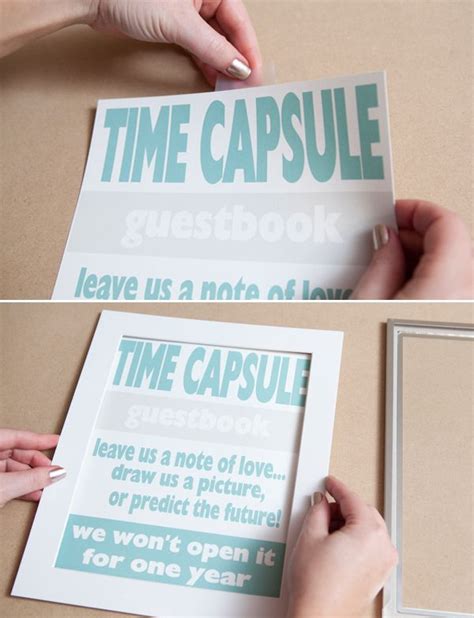 Diy Time Capsule Guest Book This Would Have Been An Awesome Idea