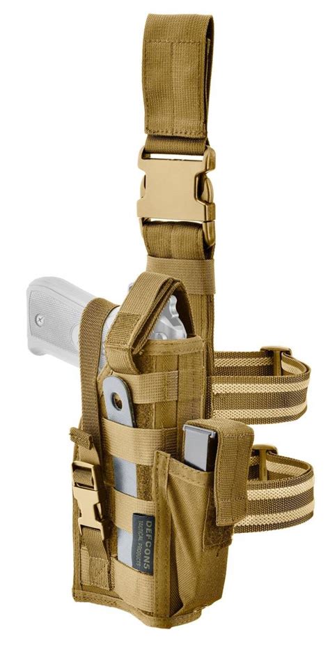 Ambidextrous Leg Pistol Holster Defcon 5 Coyote Tan Coyote Tan