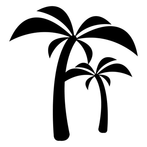 Palm Trees Icon Transparent Png And Svg Vector File