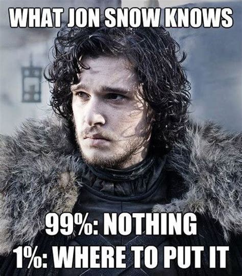 Jon Snow Knows Something Meme Thrones Amino