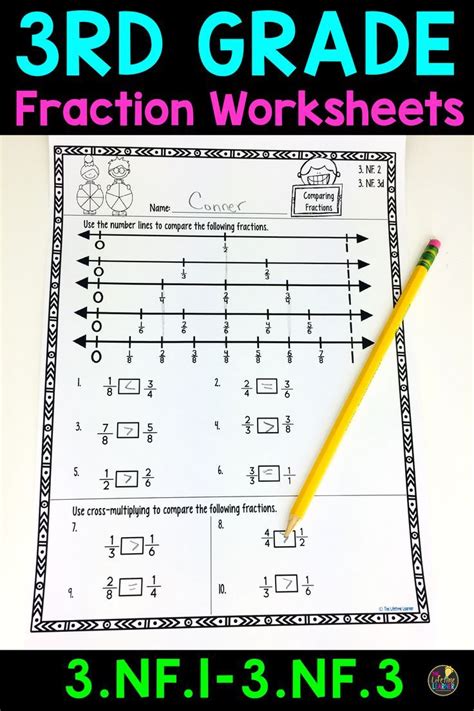 These Third Grade Fraction Worksheets Are Perfect For 3rd Graders