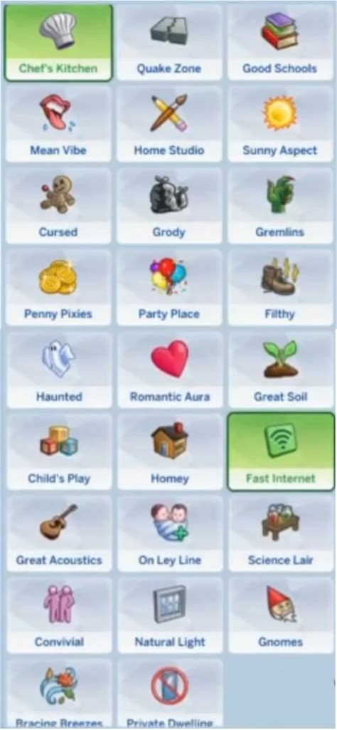 Sims 4 Lot Traits Find All The Details Here Snootysims 2022 Themelower