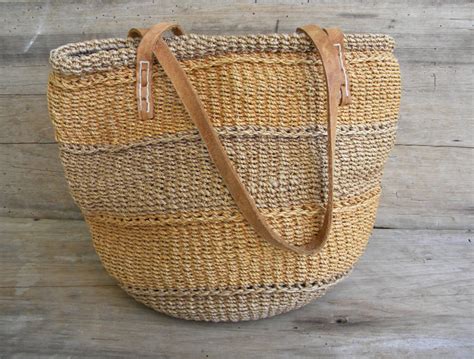 Woven Tote Bags With Leather Handles Carrygreen Small Jute Tote Bag