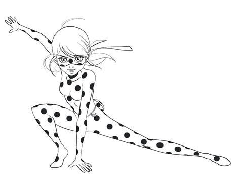Marinette From Miraculous Ladybug Coloring Page Download Print Or Color Online For Free