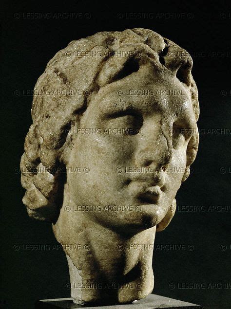 Lysippossculptorsmall Portrait Head Of Alexander The Great