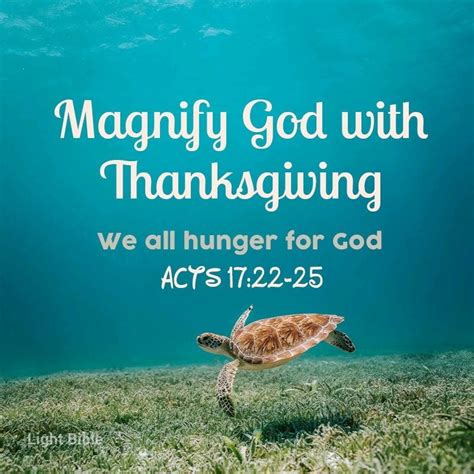 Magnify God With Thanksgiving Daily Devotional Christians 911