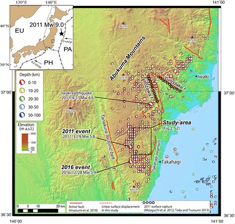 Surface Rupture And Characteristics Of A Fault Associated With The 2011 And 2016 Earthquakes In