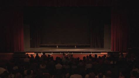 Theatre Audience Applauding Empty Stage No Fee Royalty Free Video