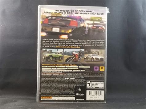 Midnight Club Los Angeles Complete Edition Xbox 360 Geek Is Us