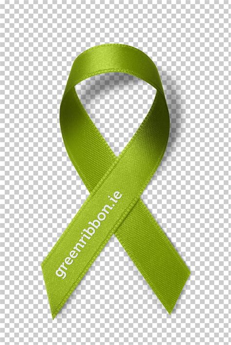 Green Ribbon Mental Health Awareness Ribbon Png Clipart
