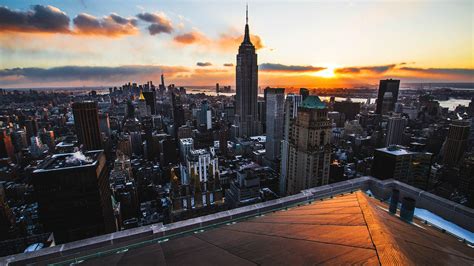 Building Photography New York City Rooftops Skyscraper Usa Wallpaper