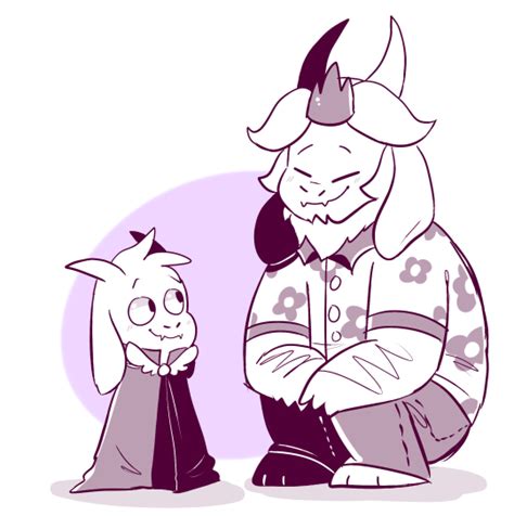 Asgore And Lil Asgore By Mudkipful Tumblr Undertale Undertale