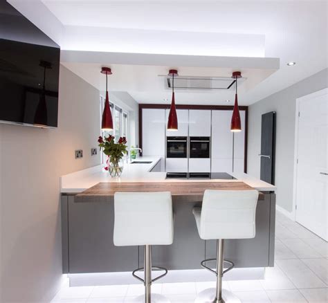 But we started small, over 18 years ago. Ultra-modern designer kitchen with a truly individual style