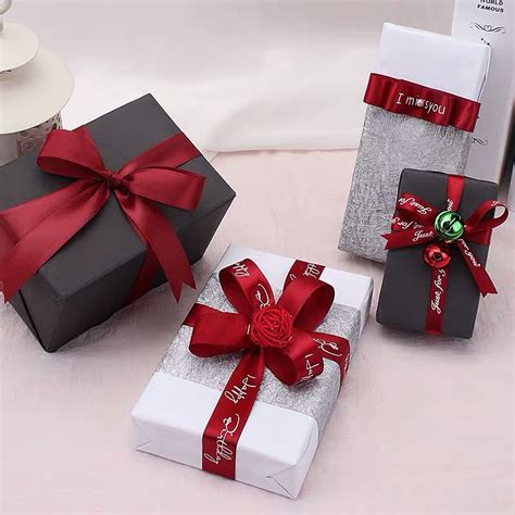 Gift Wrapping Ribbon Custom Satin Ribbon With Logo - Buy ...
