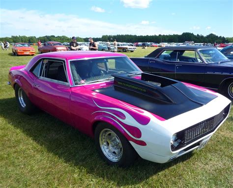 American Muscle Cars Custom Pink Flamed Usa American