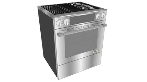Jds9865bdp 30 Slide In Modular Dual Fuel Downdraft Range With Convect