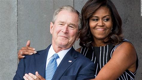 Bush and former first lady michelle obama have hit it off, sharing some truly memorable moments. George W. Bush explains his fondness for Michelle Obama ...