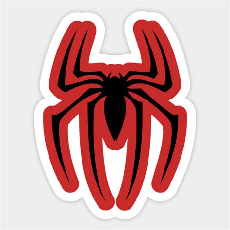 Spider Man Emblem Printable Superhero Stickers Spiderman Spiderman My