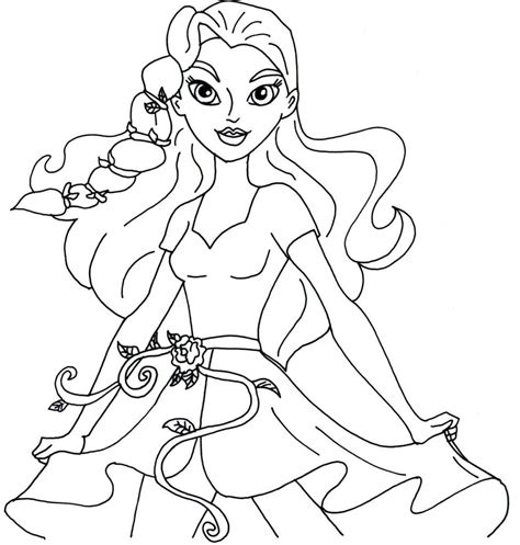Https://tommynaija.com/coloring Page/poison Ivy Coloring Pages Free