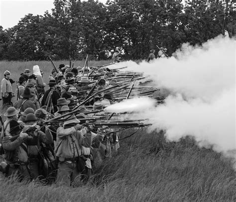 Civil War Battle Photograph By David Lester