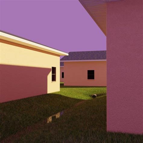 An Image Of Two Houses In The Same Color As They Appear To Be Painted
