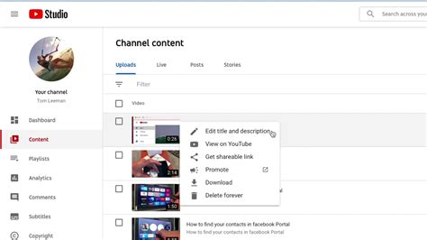 How To Find Your Video Manager In Youtube Its Called Content Youtube