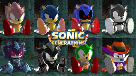 Sonic Generations Choose Your Favorite Classic Design 2 Sonic Designs