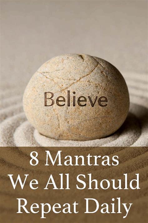 Mantras We All Should Repeat Daily