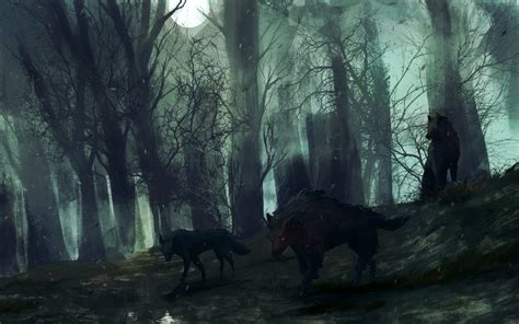 Artstation Forest Wolves