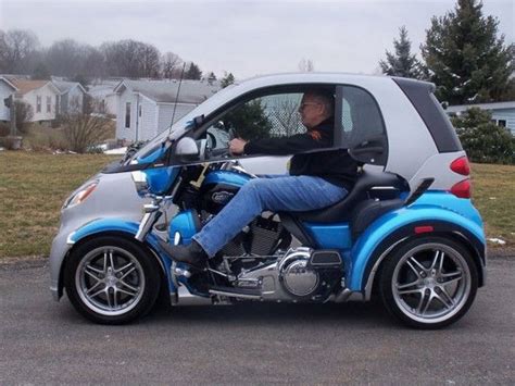 See more ideas about cars motorcycles, car, motorcycle. Nailed It: Smart Car Wrapped To Look Like A Motorcyle ...