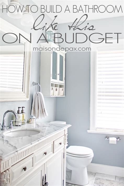 How to remodel a bathroom yourself on a budget. Bathroom Renovations Budget Tips