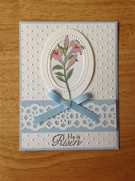Our tour features some of your favorite control freaks. Stampin Up Easter Day card spring lilies by treehouse05 on Etsy, $4.00 | Easter cards handmade ...