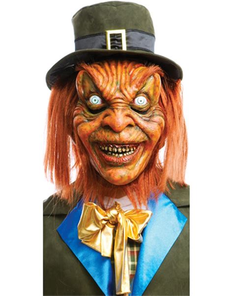 Leprechaun Mask Scary Horror Movie Costume Accessory