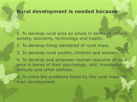 Rural Development Ppt