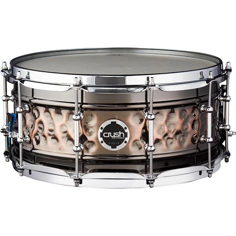 Crush Drums And Percussion Hybrid Hand Hammered Steel Snare Drum 14 X 7