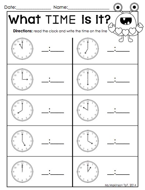 February Printable Packet Kindergarten Literacy And Math Telling