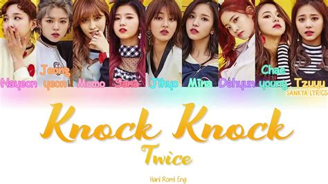 Twice Knock Knock Lyrics Youtube