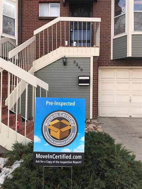 Another Move In Certified Sign In Yard Seller Inspections