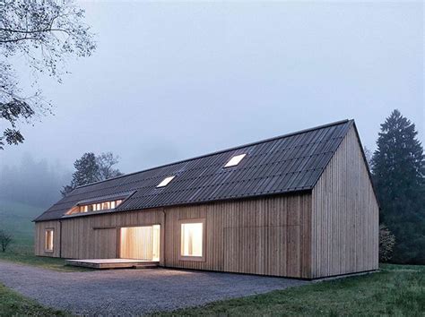 Austrian Contemporary Barn By Bernardo Bader Architects