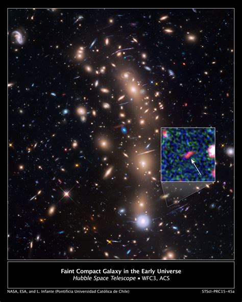 Magnified Image Reveals The Faintest Known Galaxy From The Early Universe