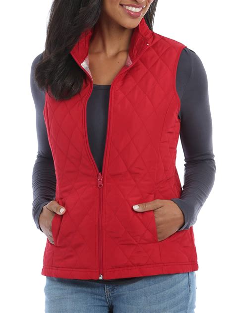 Lee Riders Womens Quilted Reversible Vest